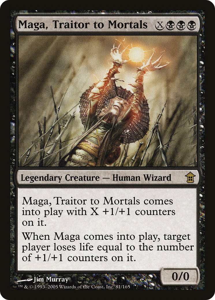Maga, Traitor to Mortals [Saviors of Kamigawa] Foil