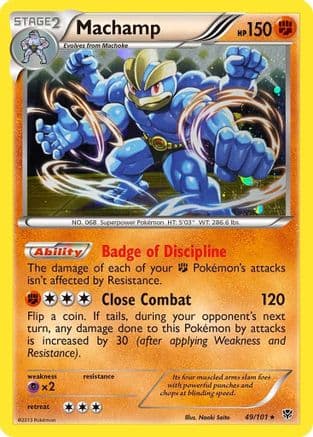 Machamp (Cosmos Holo) 49/101 - Blister Exclusives Holofoil