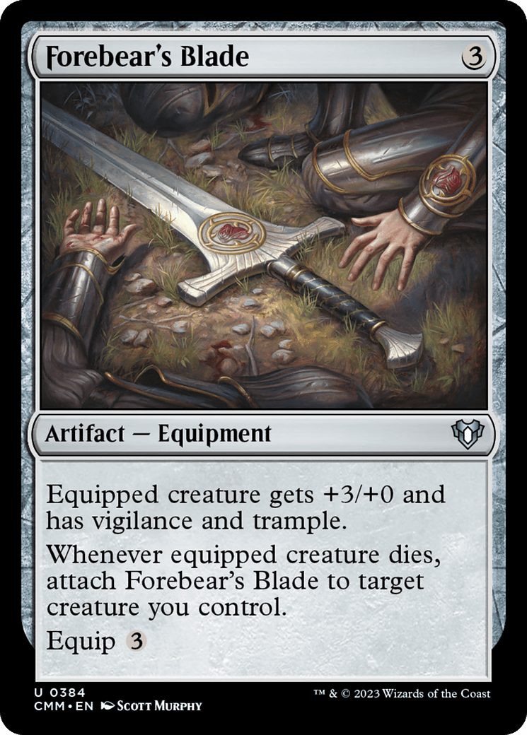 Forebear's Blade [Commander Masters] Foil
