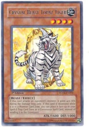 Crystal Beast Topaz Tiger [FOTB-EN004] Rare