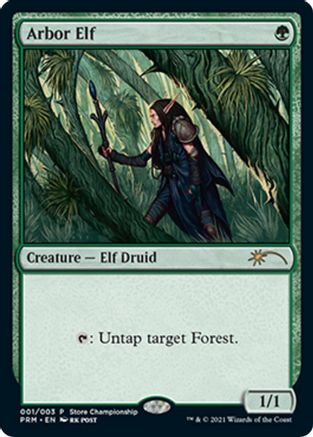 Arbor Elf (001) [Game Day & Store Championship Promos]