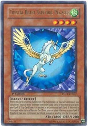 Crystal Beast Sapphire Pegasus [FOTB-EN007] Ultra Rare