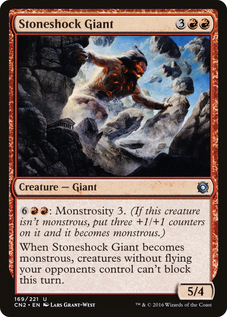 Stoneshock Giant [Conspiracy: Take the Crown] Foil