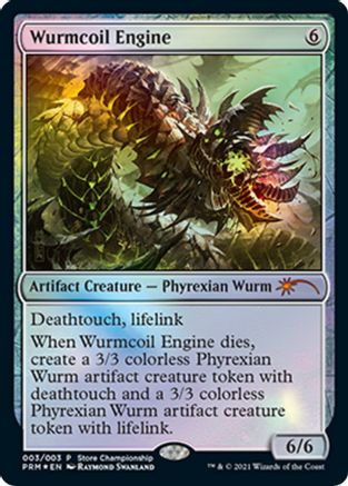 Wurmcoil Engine (003) [Game Day & Store Championship Promos]  Foil