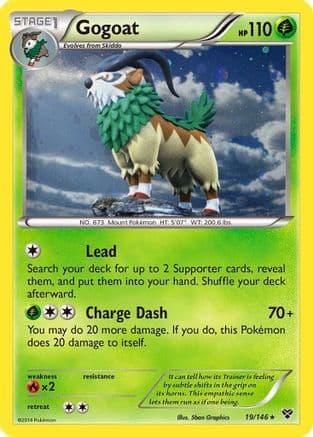 Gogoat (Cosmos Holo) 19/146 - Blister Exclusives Holofoil