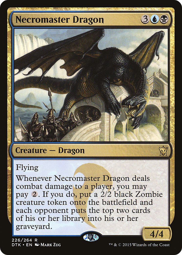 Necromaster Dragon [Dragons of Tarkir] Foil