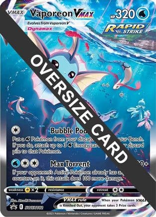Vaporeon VMAX SWSH182 SWSH182- Jumbo Cards Holofoil