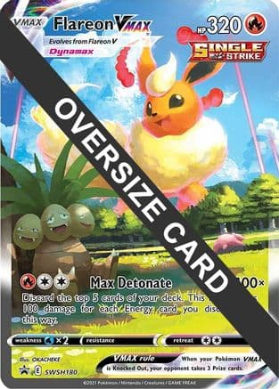 Flareon VMAX SWSH180 SWSH180- Jumbo Cards Holofoil