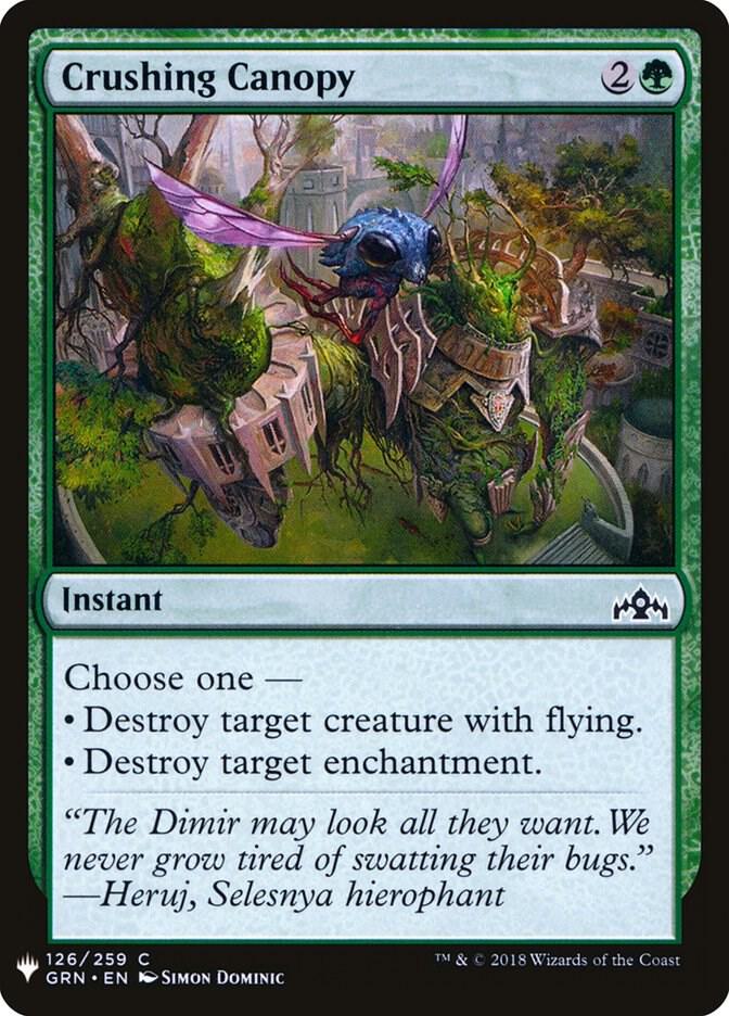 Crushing Canopy 126 (The List Reprints) 