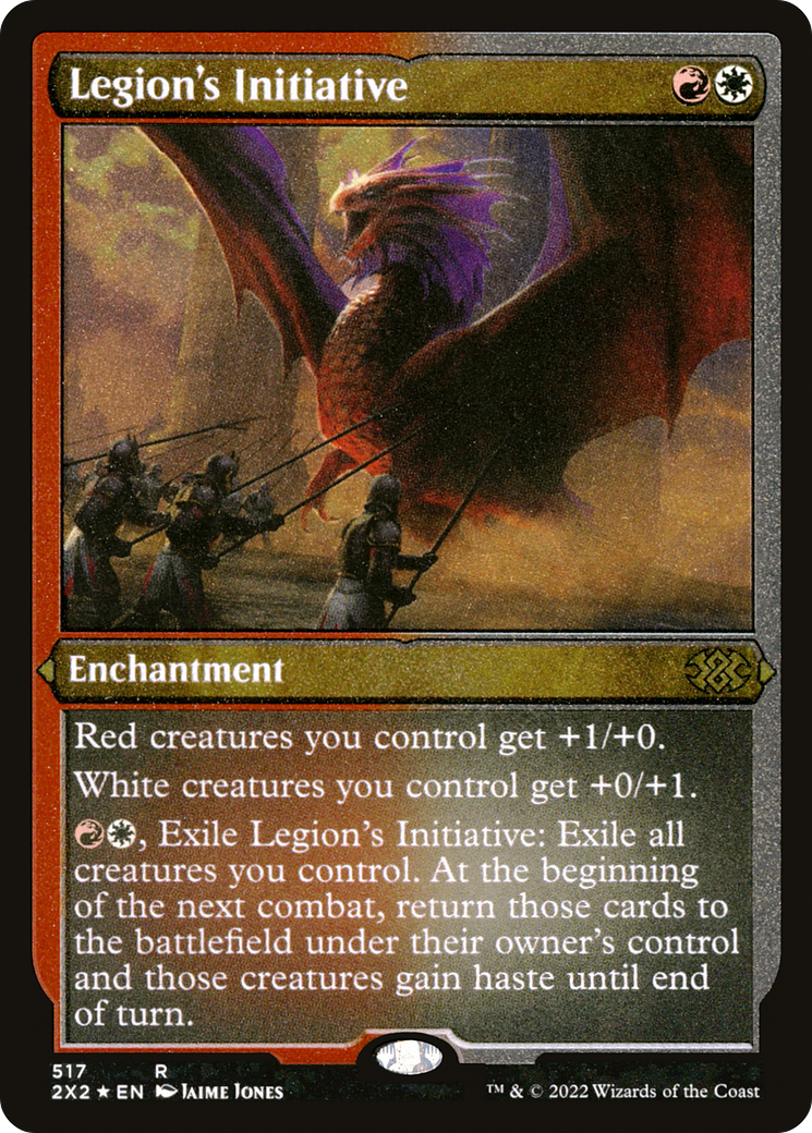 Legion's Initiative (Foil Etched) |  Foil (517) [Double Masters 2022]