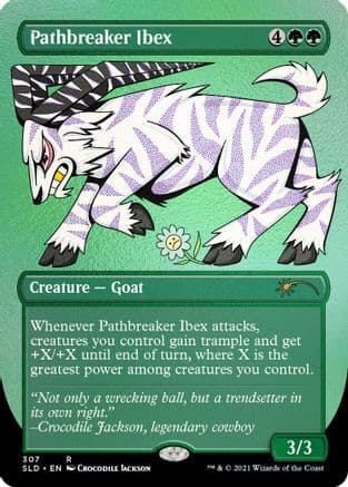 Pathbreaker Ibex (Foil Etched) (307) [Secret Lair Drop Series]  Foil