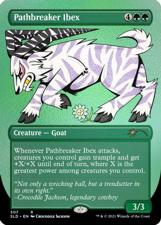 Pathbreaker Ibex (Foil Etched) (307) [Secret Lair Drop Series]  Foil