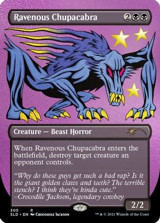Ravenous Chupacabra (305) (Foil Etched) (305) [Secret Lair Drop Series]  Foil
