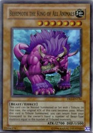 Behemoth the King of All Animals [DR3-EN134] Super Rare