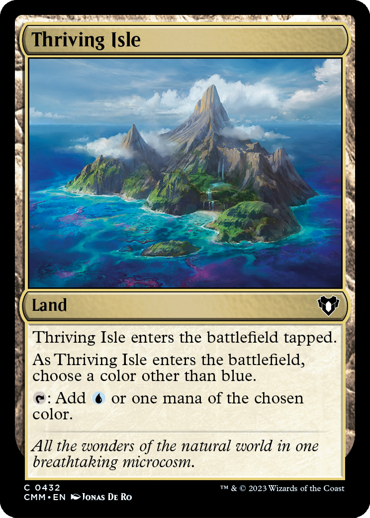Thriving Isle [Commander Masters] Foil