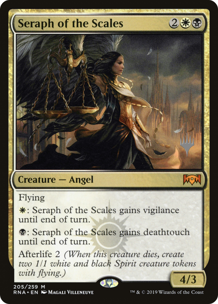 Seraph of the Scales (Promo Pack) [Ravnica Allegiance Promos] Foil