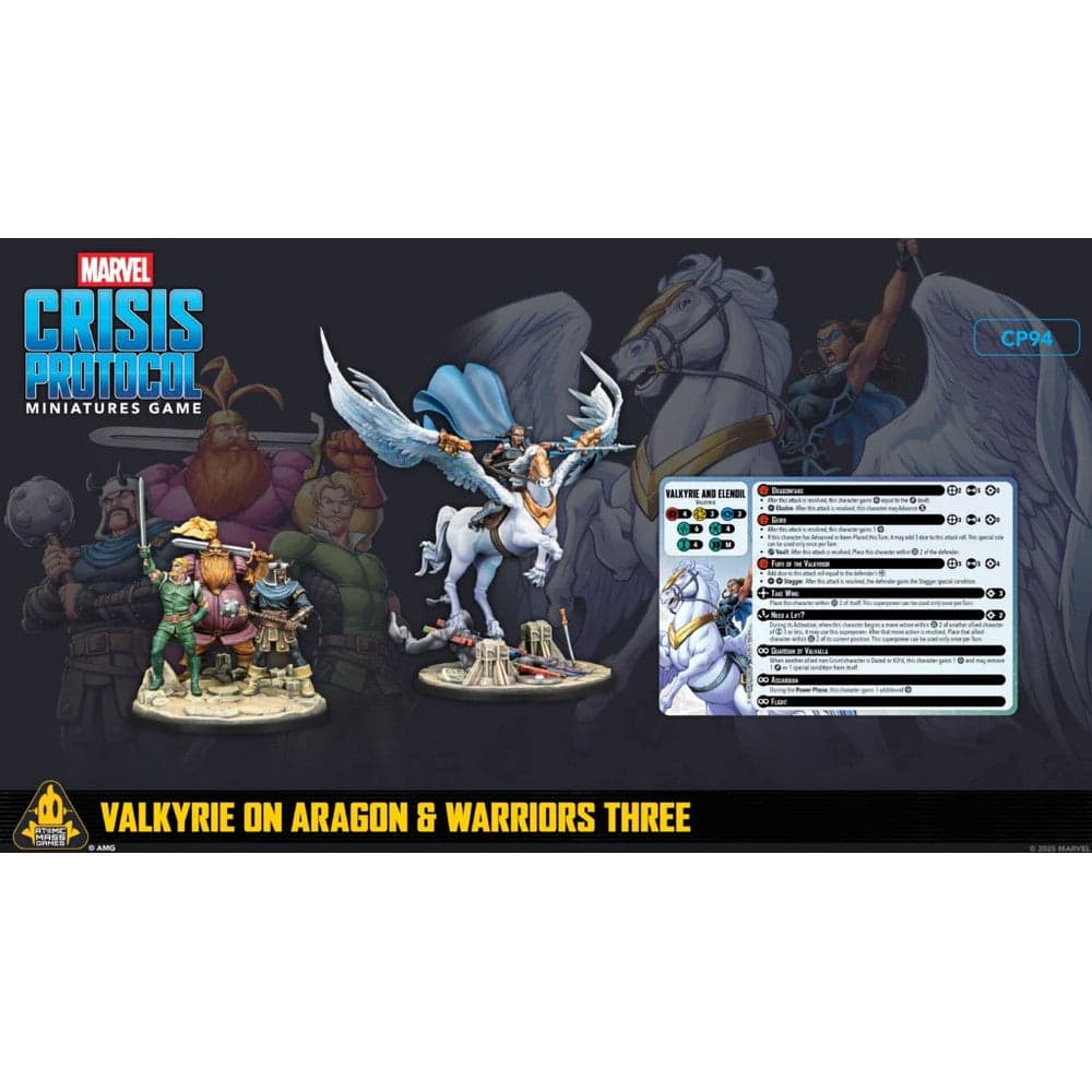 Marvel: Crisis Protocol | Valkyrie on Elendil & Warriors Three