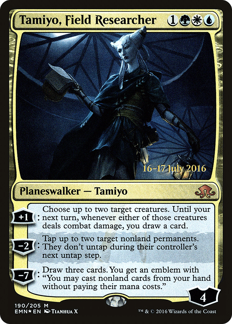 Tamiyo, Field Researcher [Eldritch Moon Prerelease Promos]