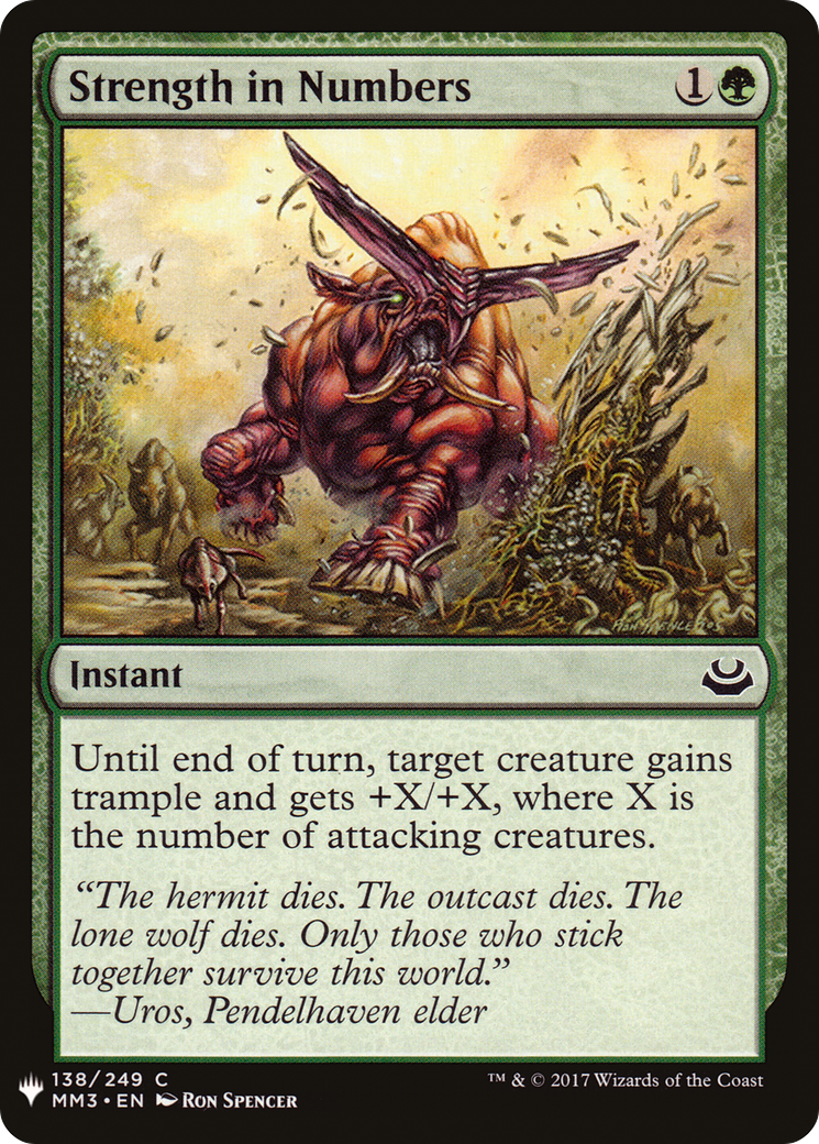 Strength in Numbers |  (MM3-138) [The List]