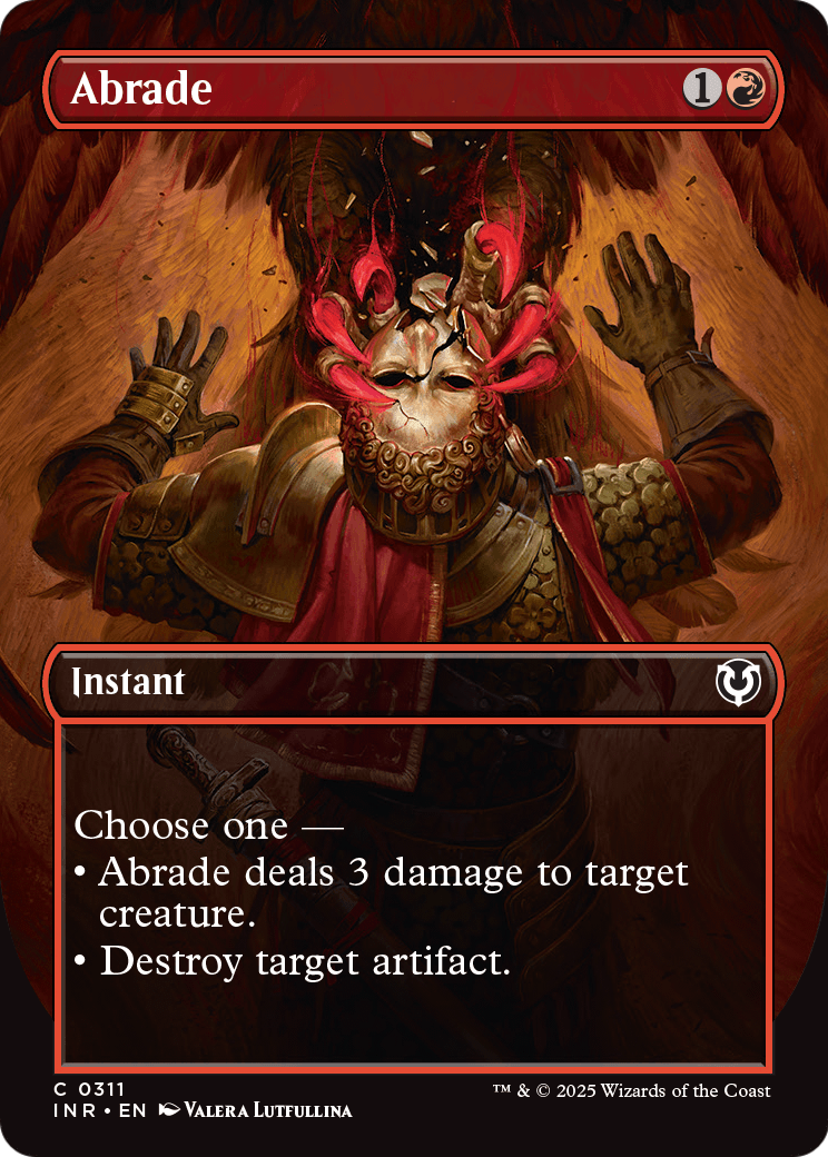 Abrade (Borderless) (-311) [Innistrad Remastered]