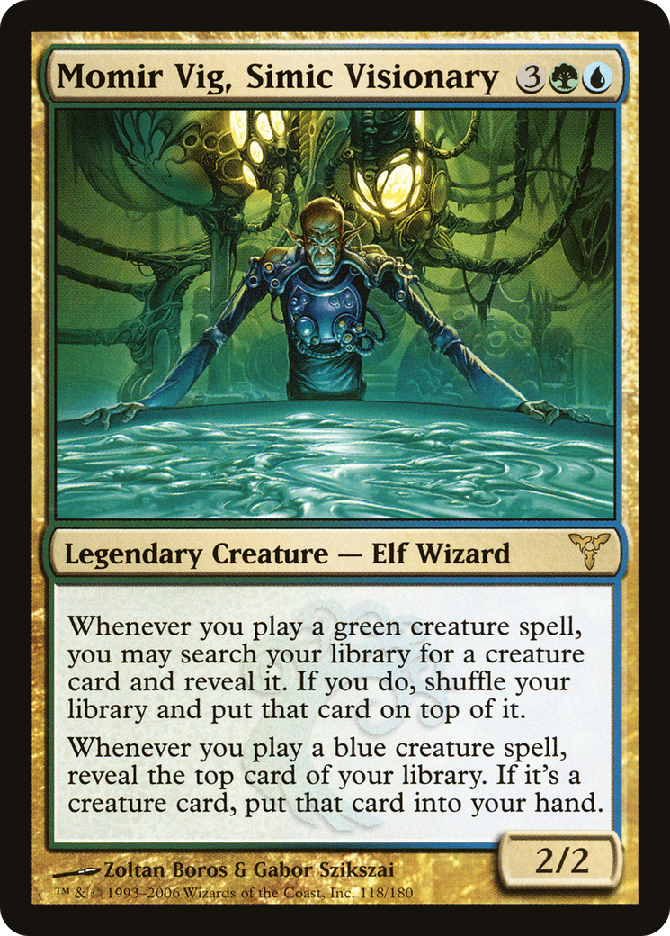 Momir Vig, Simic Visionary [Dissension] Foil