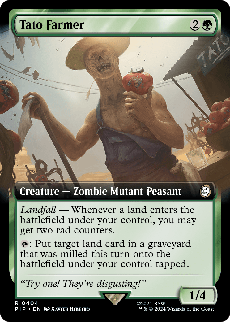 Tato Farmer (Extended Art) [Fallout] Foil