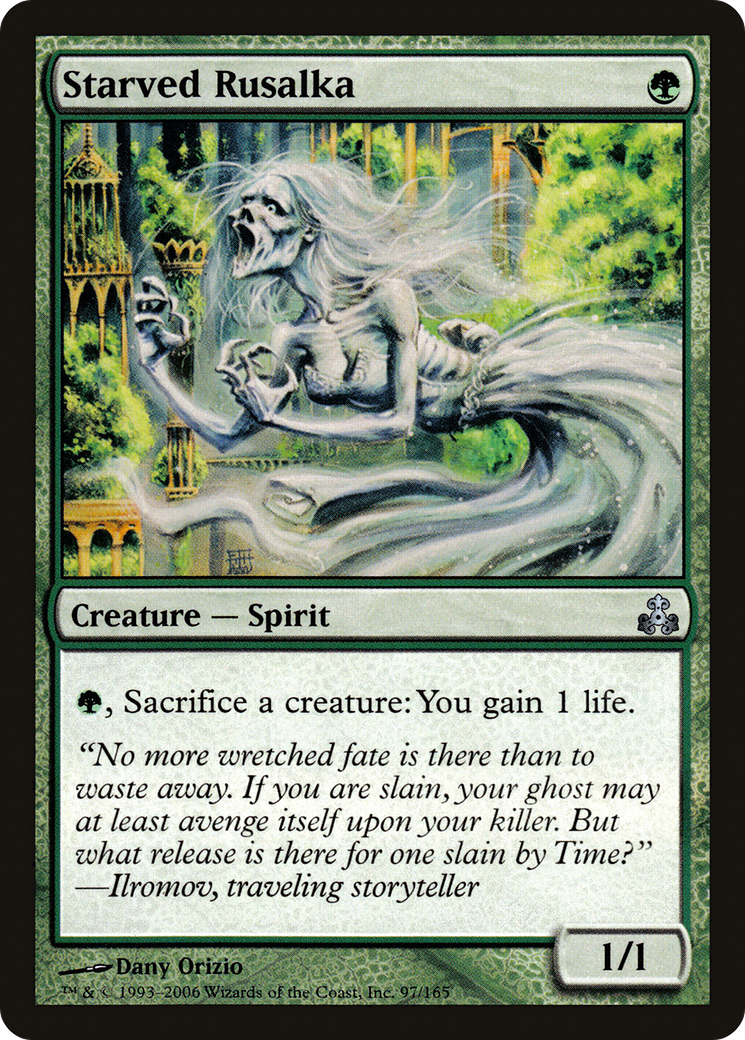 Starved Rusalka [Guildpact] Foil