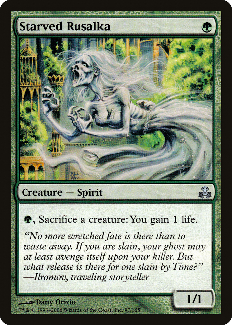 Starved Rusalka [Guildpact] Foil