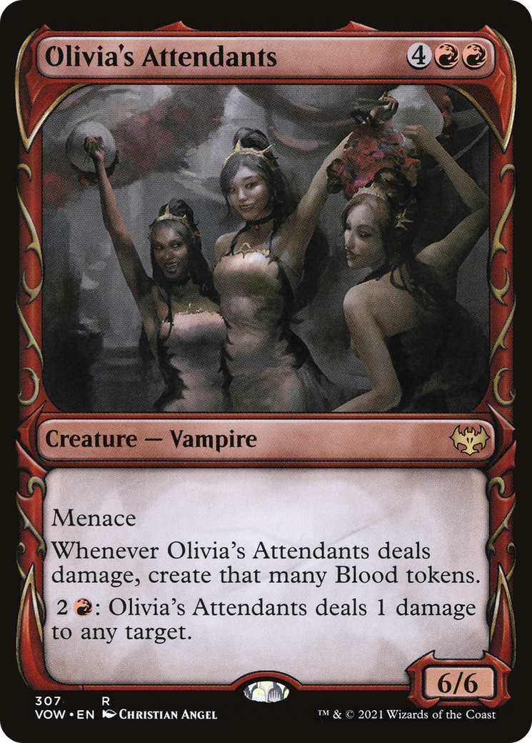 Olivia's Attendants (VOW-307) - Innistrad: Crimson Vow: (Showcase)