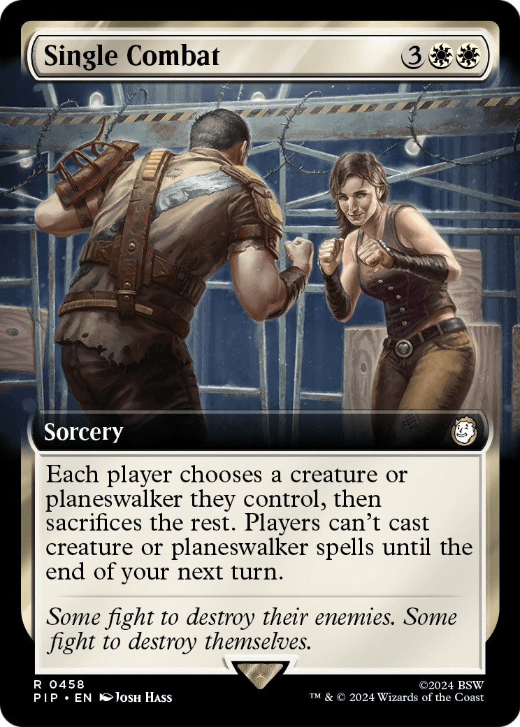 Single Combat (Extended Art) [Fallout] Foil