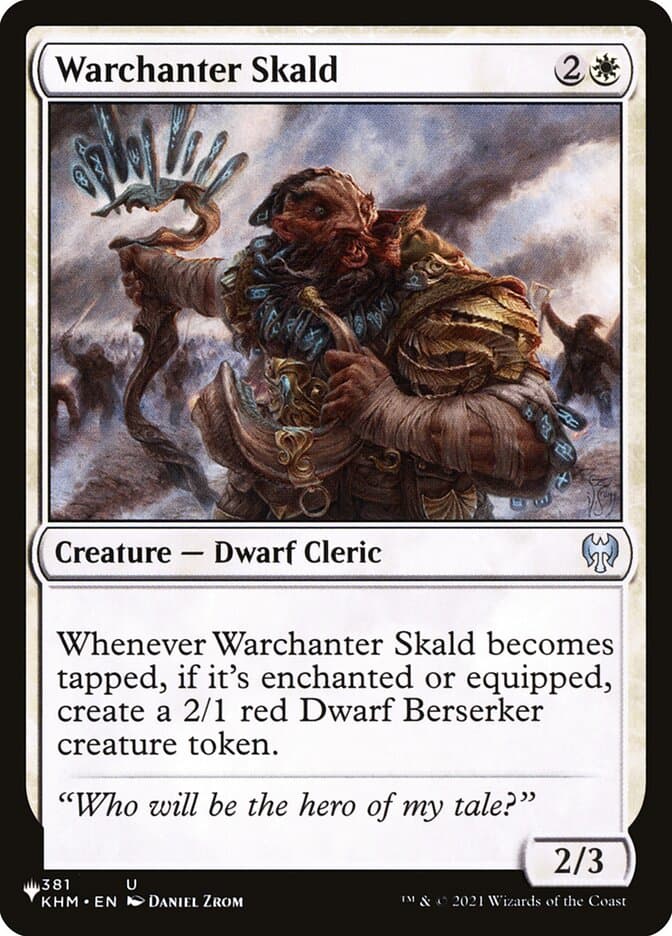 Warchanter Skald |  (KHM-381) [The List]