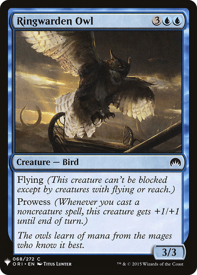 Ringwarden Owl |  (ORI-68) [The List]