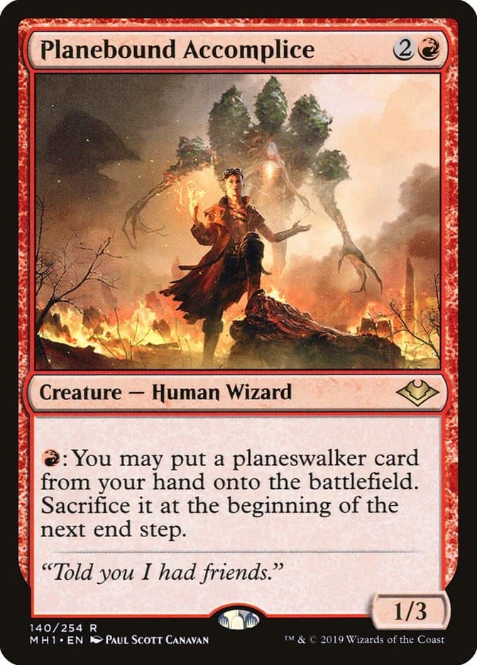 Planebound Accomplice [Modern Horizons] Foil