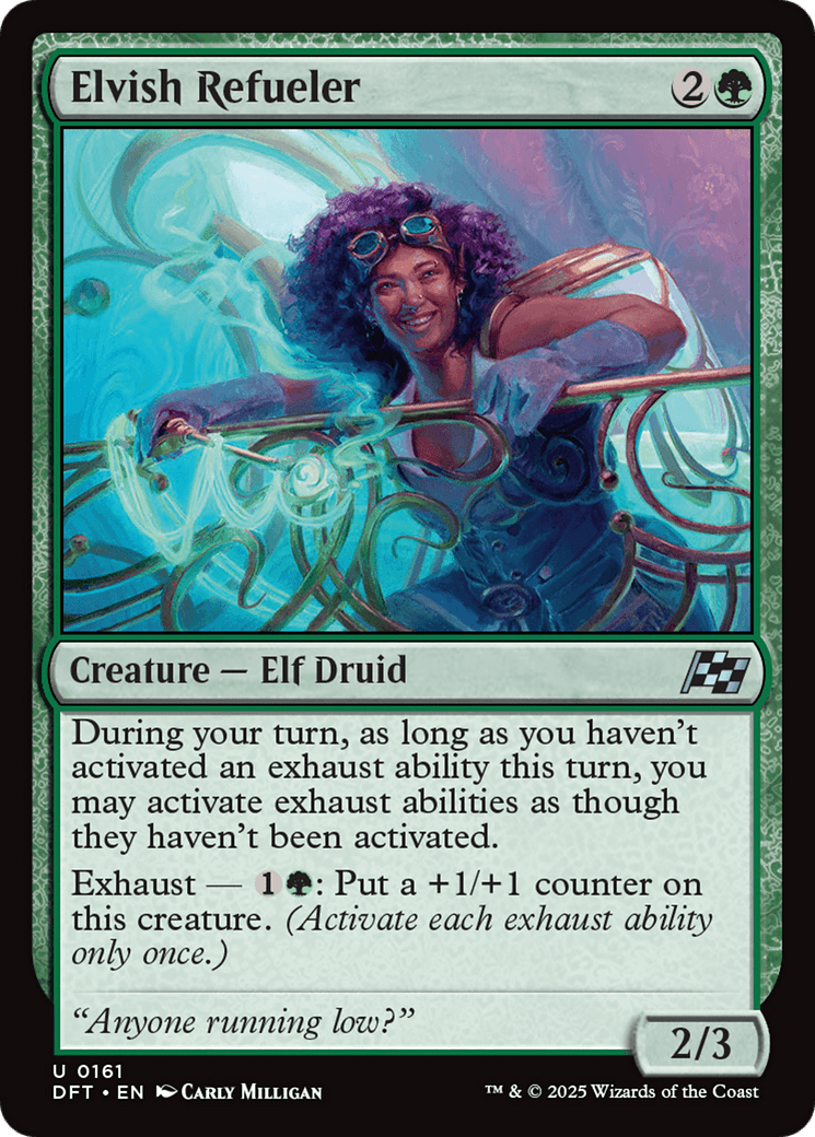 Elvish Refueler |  Foil (161) [Aetherdrift]