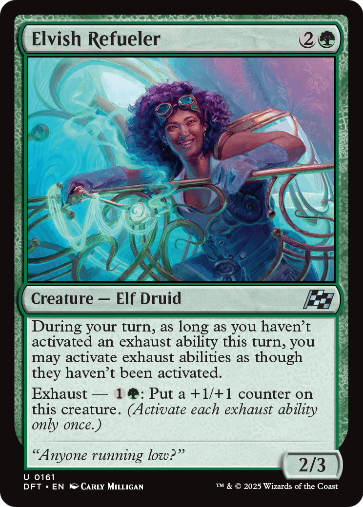 Elvish Refueler |  Foil (161) [Aetherdrift]