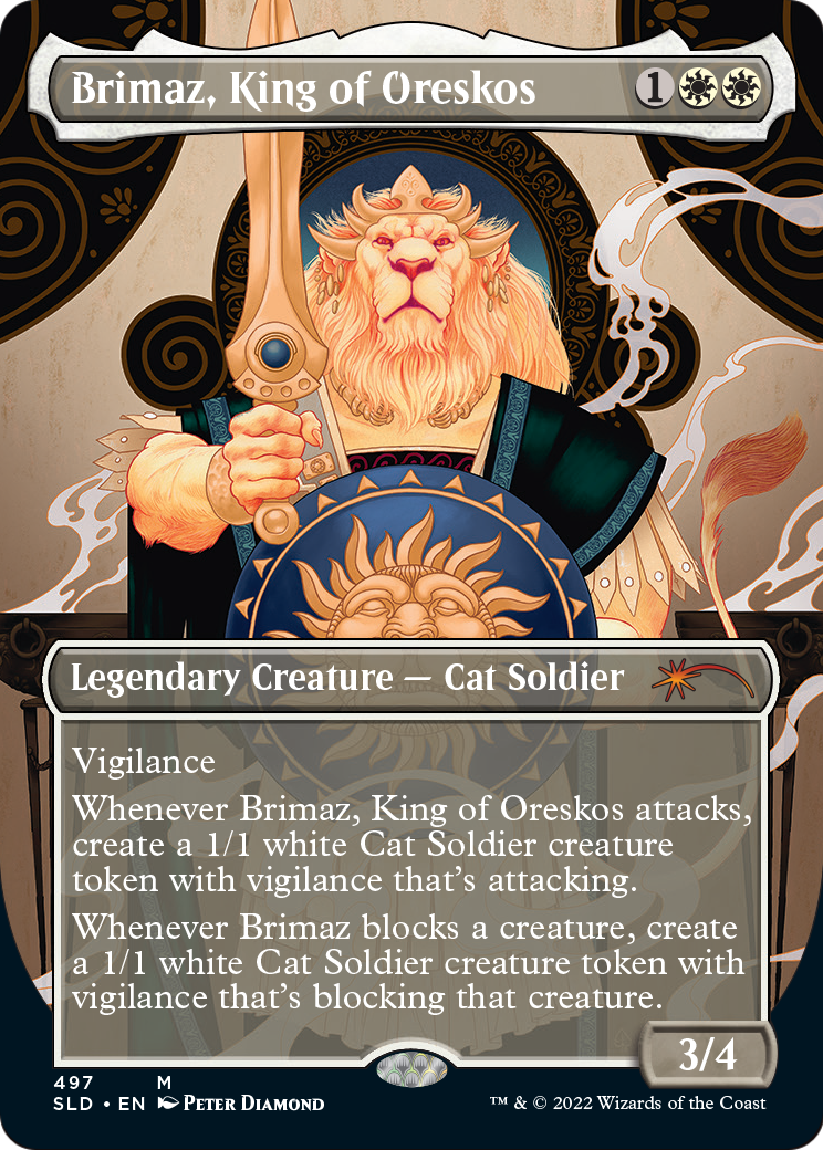 Brimaz, King of Oreskos (Borderless) [Secret Lair Drop Series] Foil