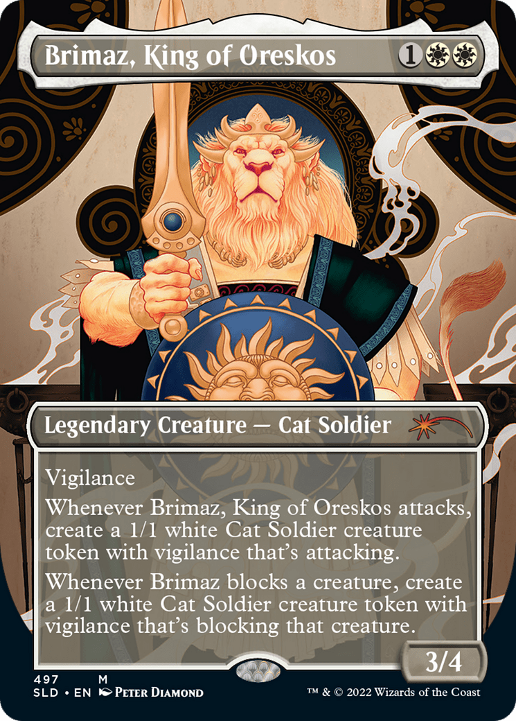 Brimaz, King of Oreskos (Borderless) [Secret Lair Drop Series] Foil