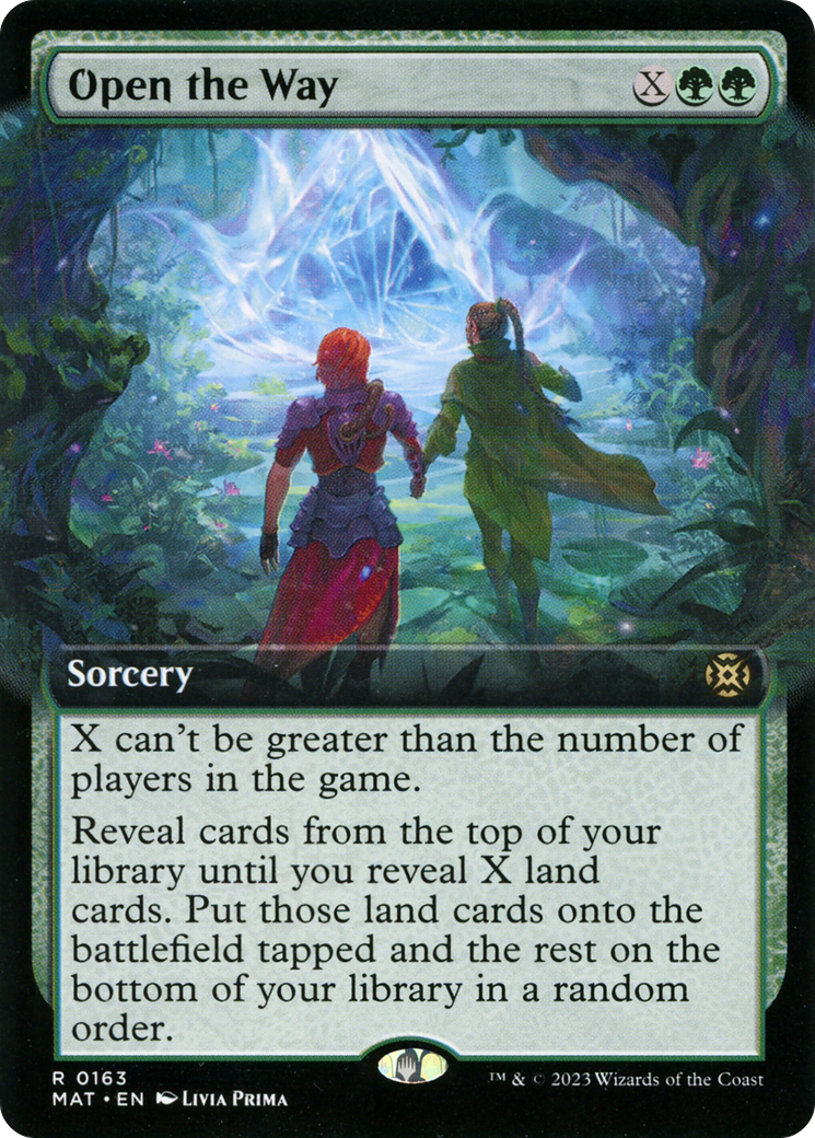 Open the Way (Extended Art) [March of the Machine: The Aftermath] Foil