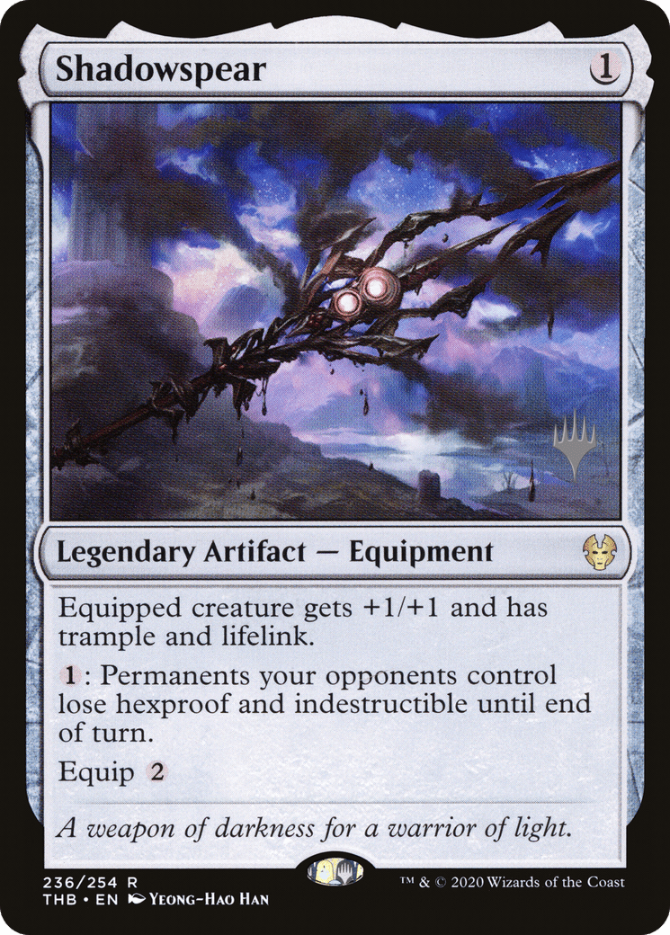 Shadowspear (Promo Pack) [Theros Beyond Death Promos] Foil