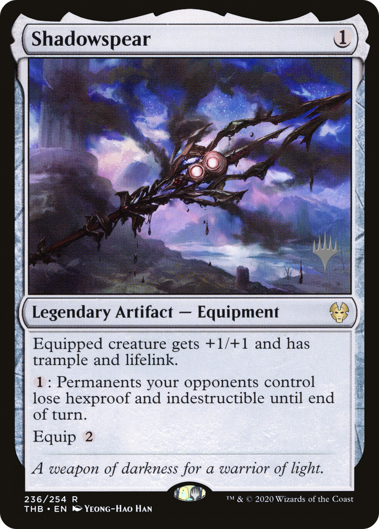 Shadowspear (Promo Pack) [Theros Beyond Death Promos] Foil