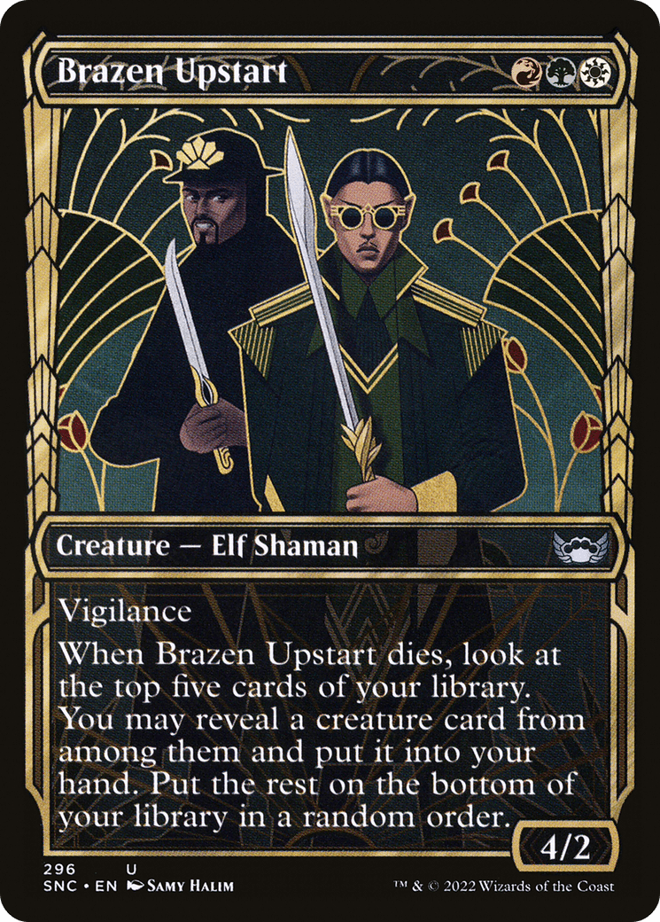Brazen Upstart (Showcase Golden Age) [Streets of New Capenna] Foil