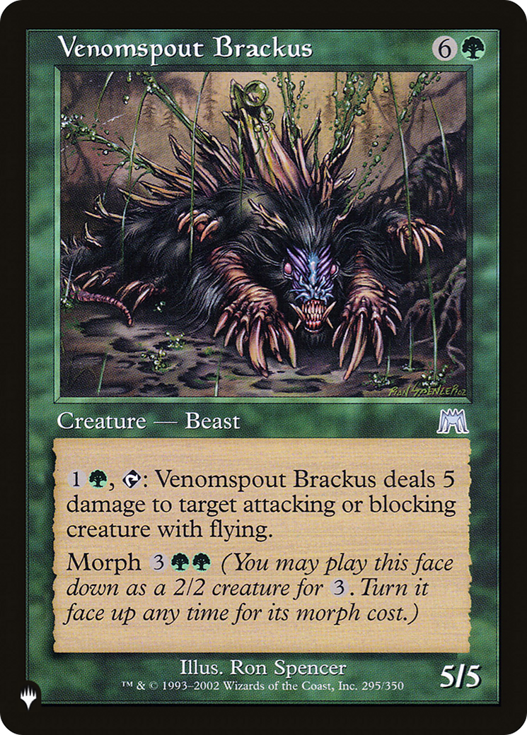 Venomspout Brackus |  (ONS-295) [The List]