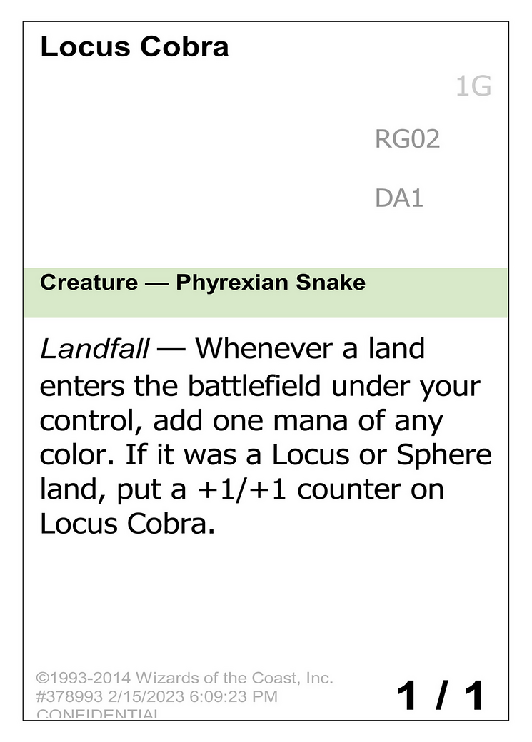 Locus Cobra (DA1-RG02B) - Unknown Event