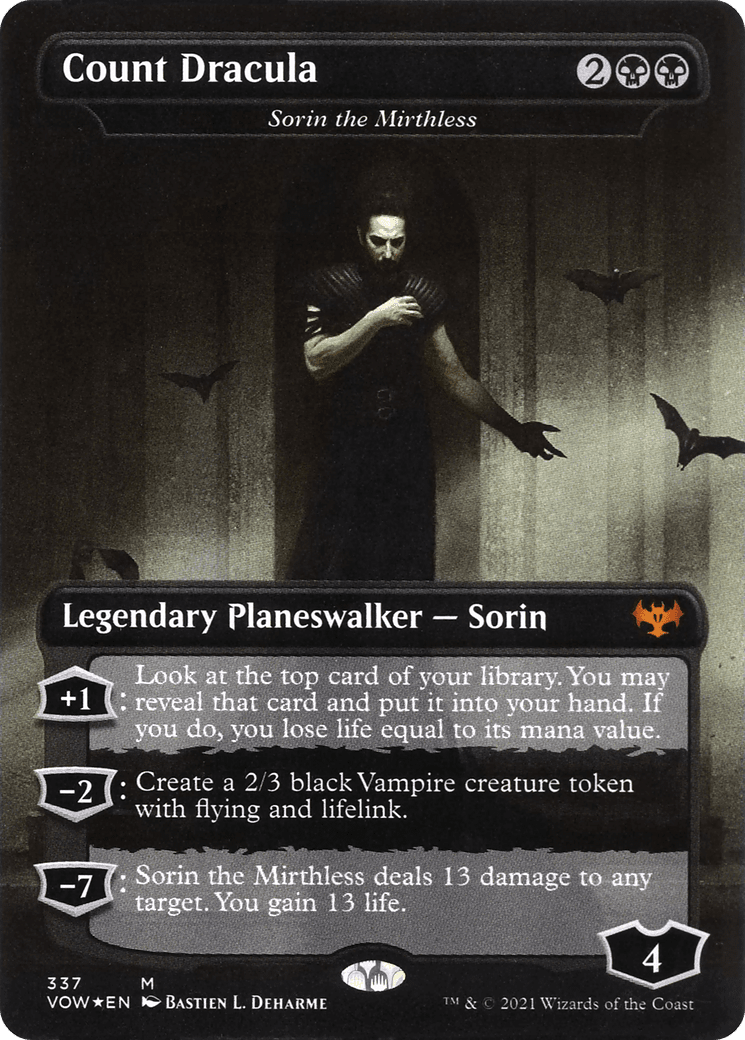 Sorin the Mirthless - Count Dracula [Innistrad: Crimson Vow] Foil