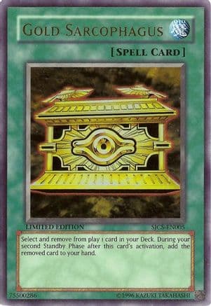 Gold Sarcophagus (SJCS-EN005) - Shonen Jump Championship Series Promos