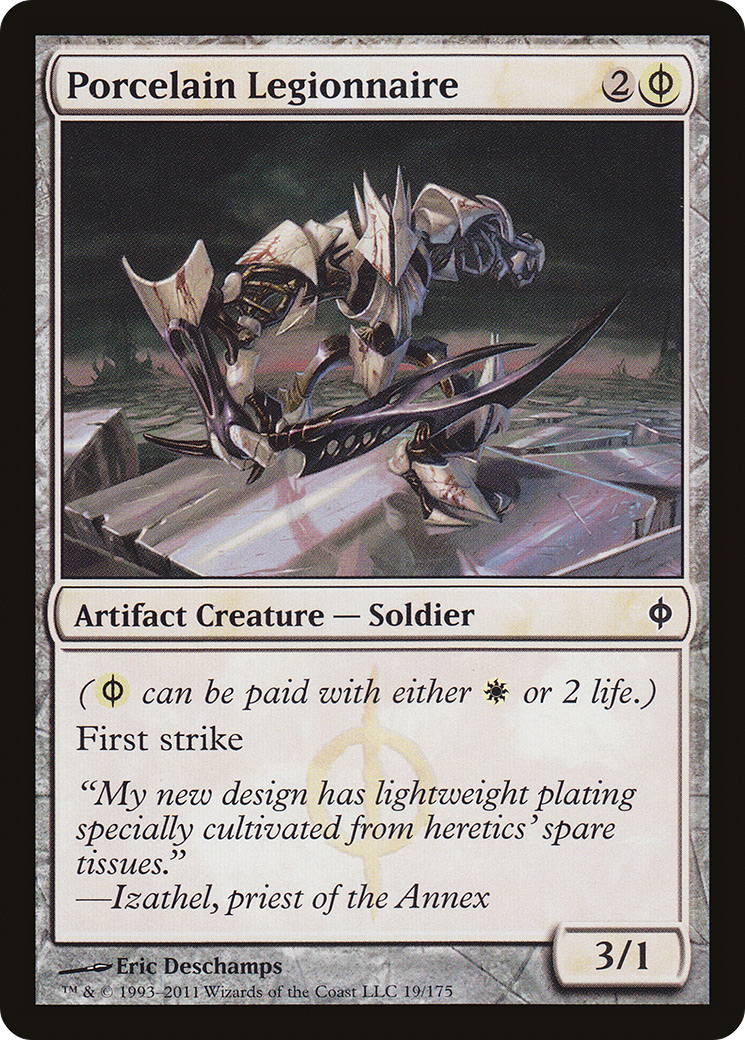 Porcelain Legionnaire [New Phyrexia] Foil