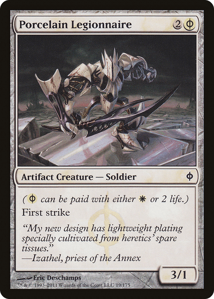 Porcelain Legionnaire [New Phyrexia] Foil
