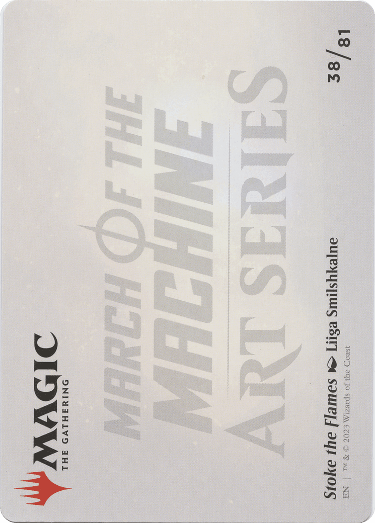 Stoke the Flames // Stoke the Flames (AMOM-038) - March of the Machine Art Series (Borderless)