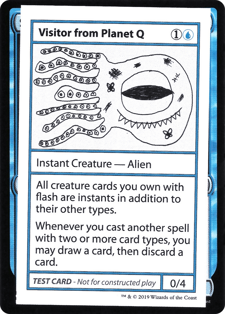 Visitor from Planet Q (2021 Edition) [Mystery Booster Playtest Cards]