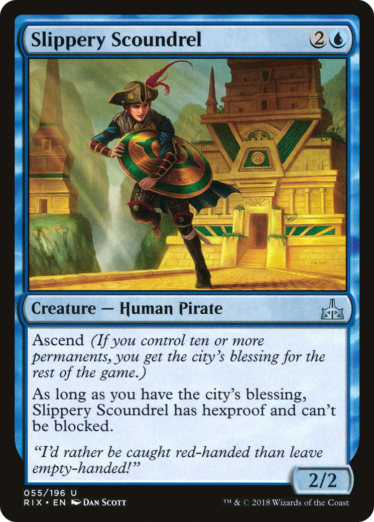 Slippery Scoundrel [Rivals of Ixalan] Foil